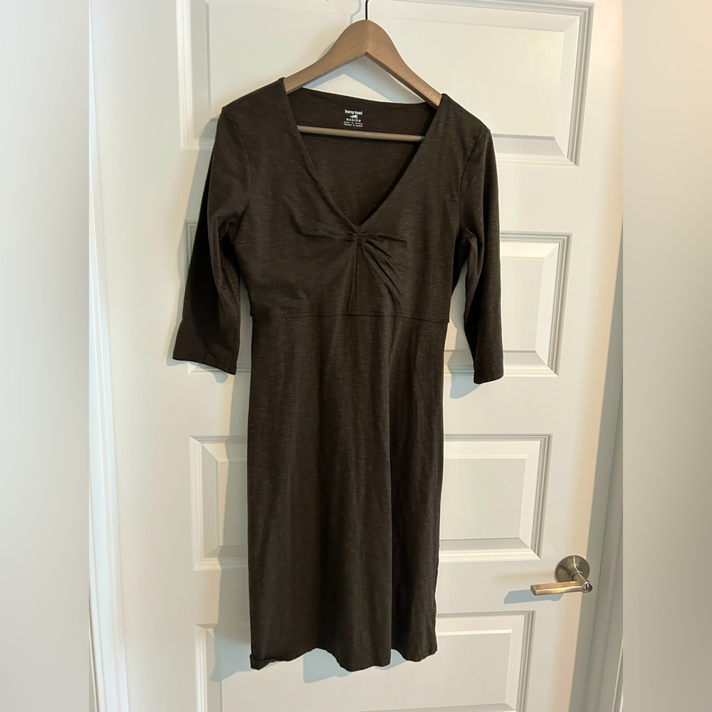 Horny Toad Organic Cotton Dress Brown Size M